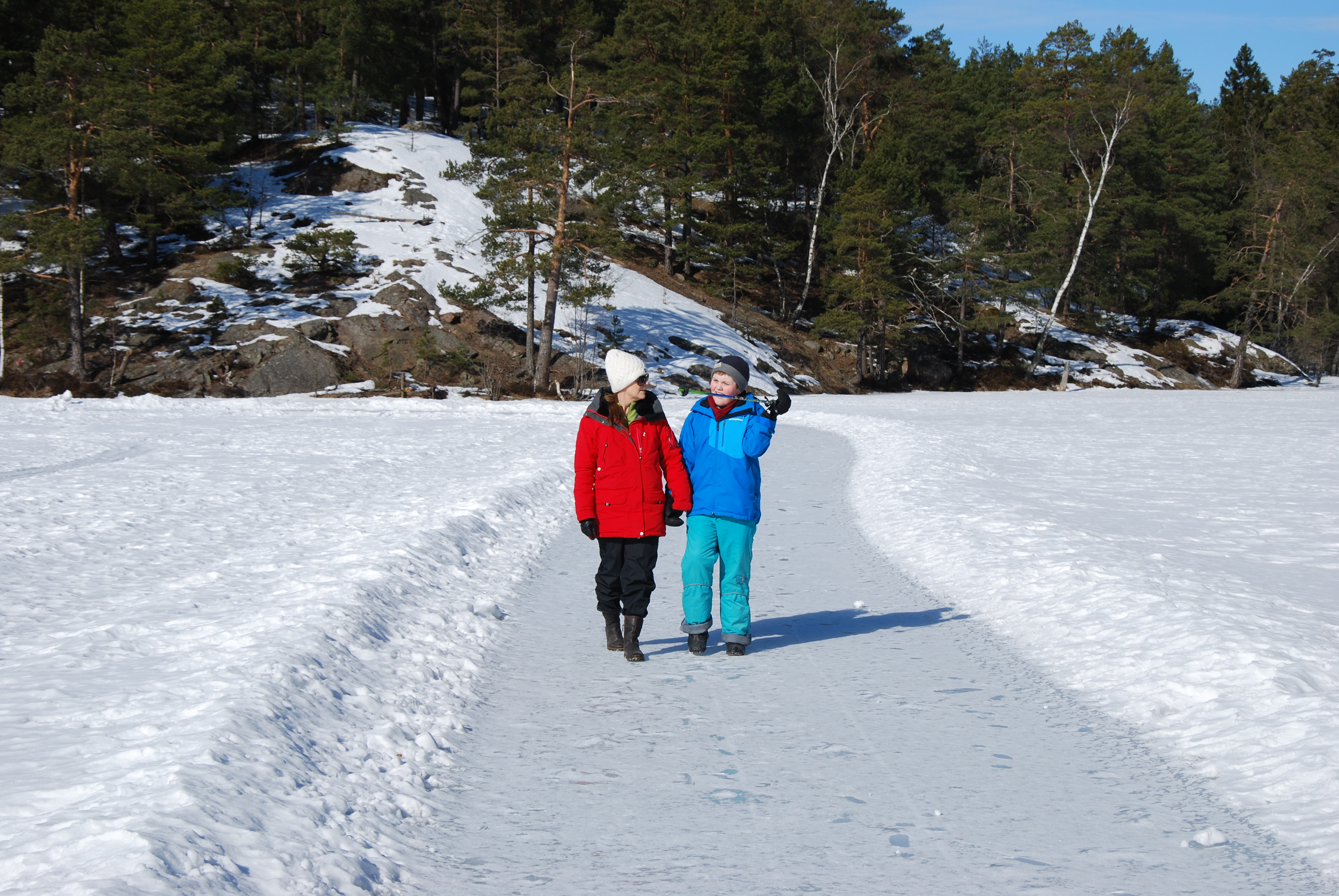 2013-03-16 Plogad bana på Glasbrukssjön, Per-Ivan Selinder